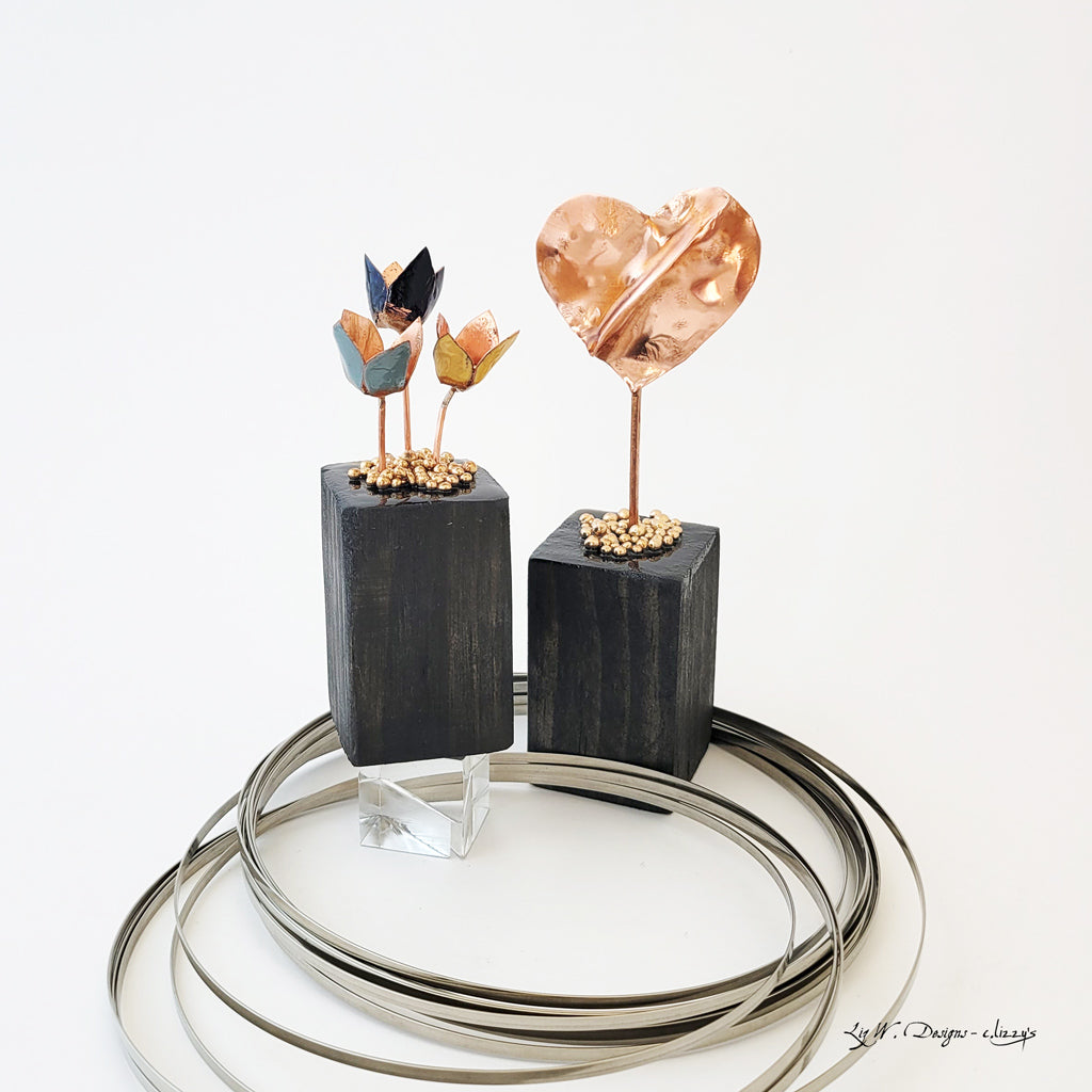 Mini Heart - Found Wood