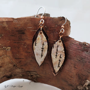Birch Bark Leaf - Earrings - Selection of the Month