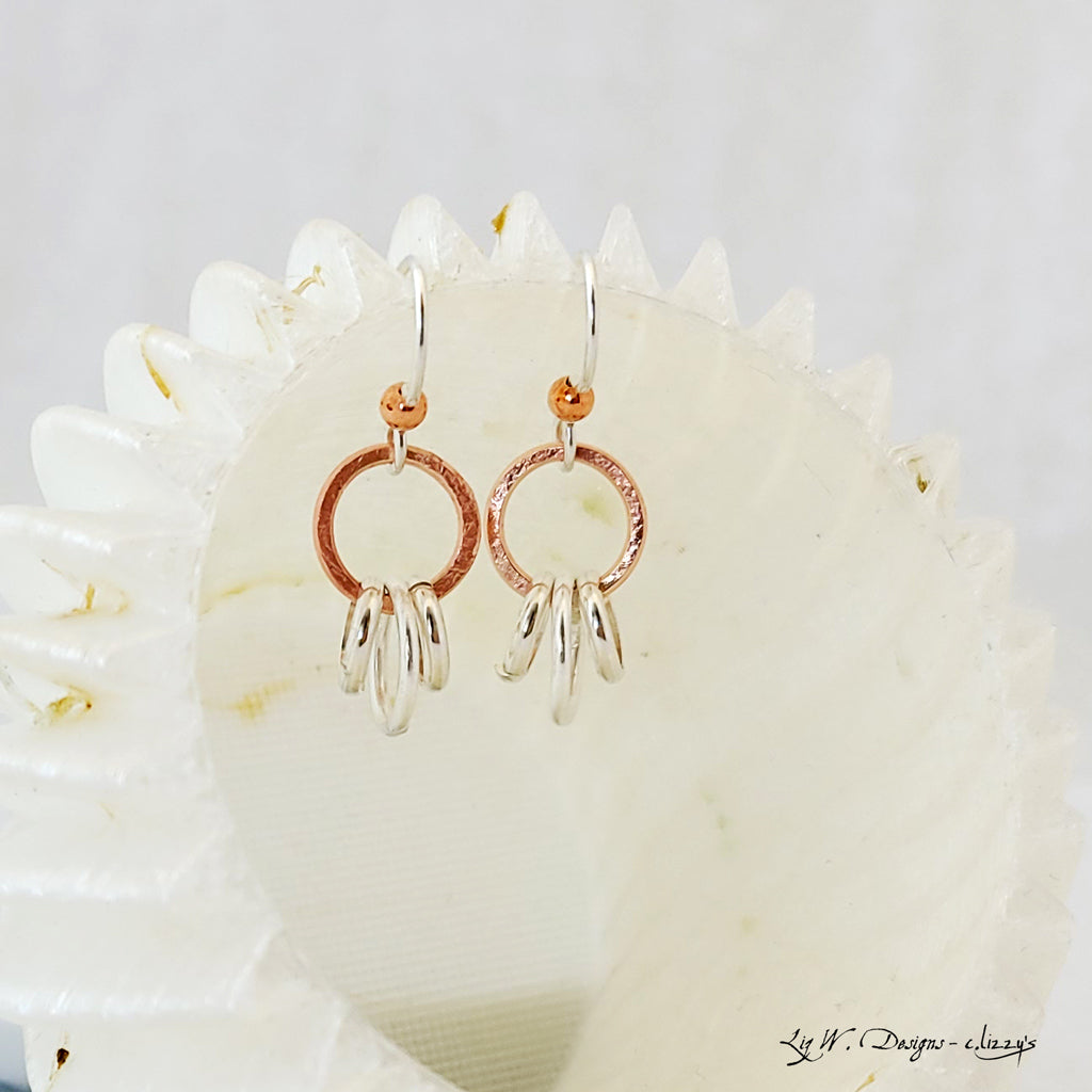 Freestyle Mix Petite with Copper and Sterling - Earrings