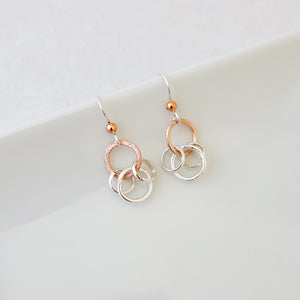 Freestyle Mix Petite with Copper and Sterling - Earrings
