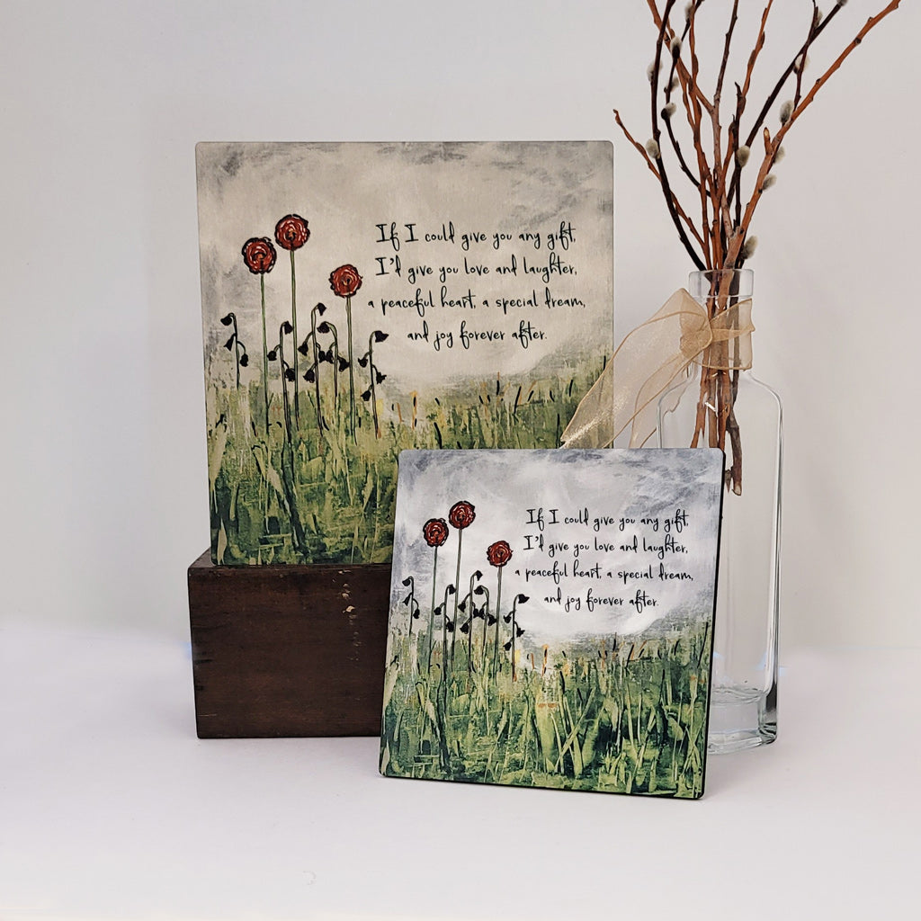 Give You Any Gift - Art Panels in Polished Hardboard