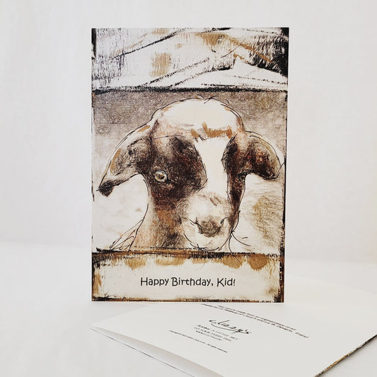 Happy Birthday Kid! - Artful Greeting Card