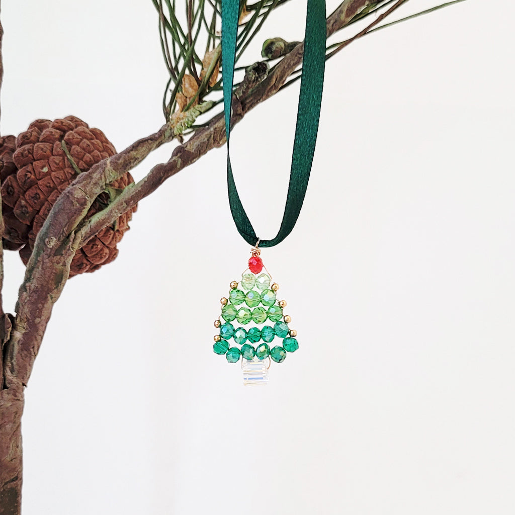 Holiday Tree of Green - Mini Ornament
