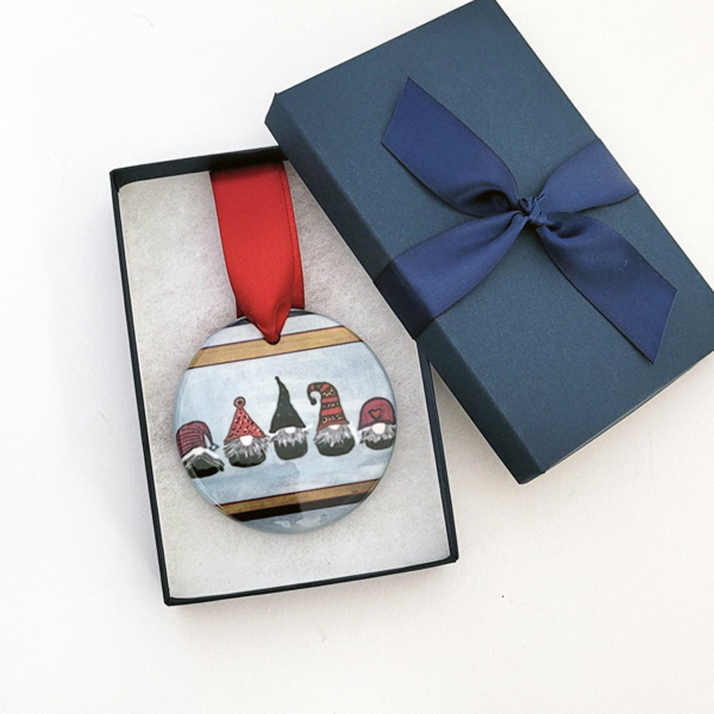 Just Gnoming Around - Holiday Ornament