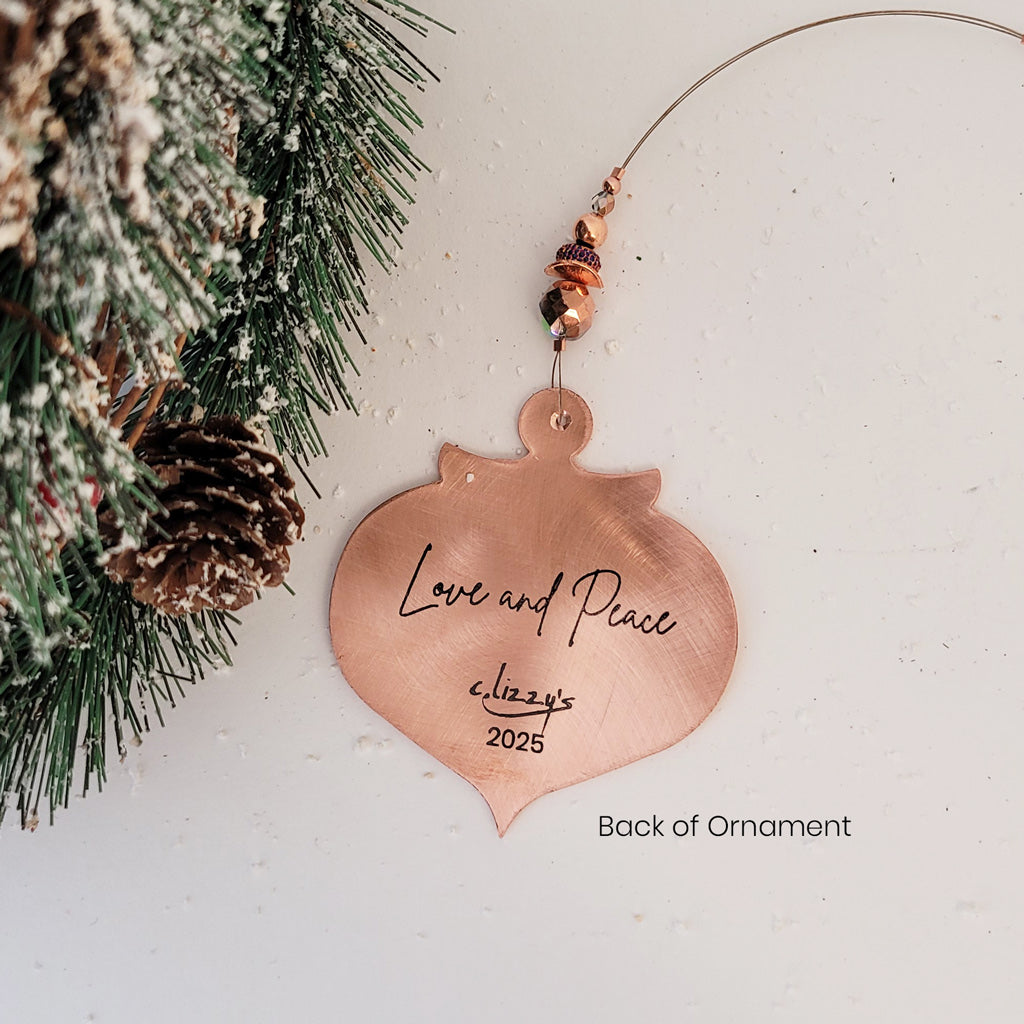 Love and Peace - The 2025 Signature Ornament