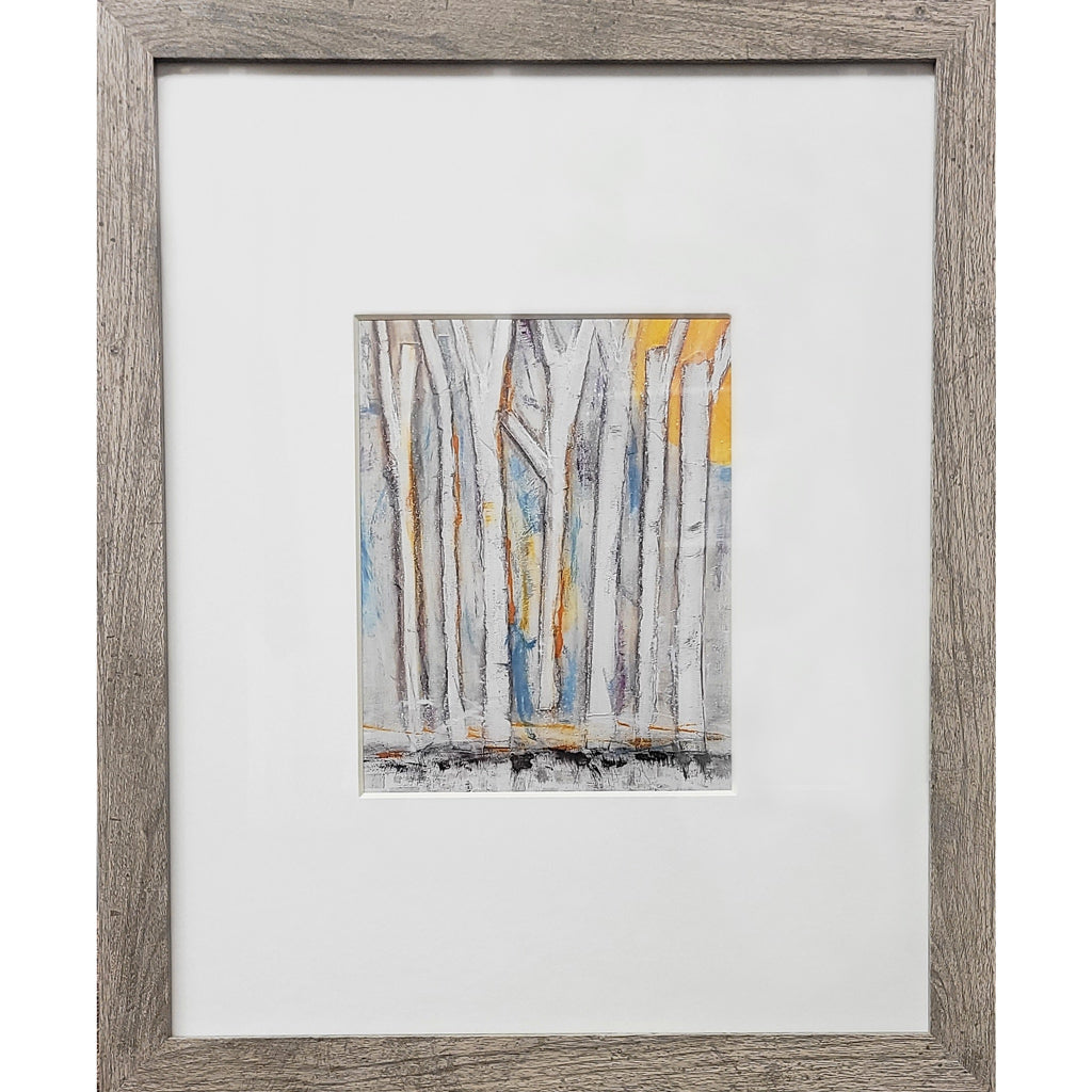 Love the Winter Woods - Print - Gray Frame