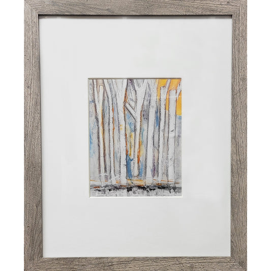 Love the Winter Woods - Print - Gray Frame