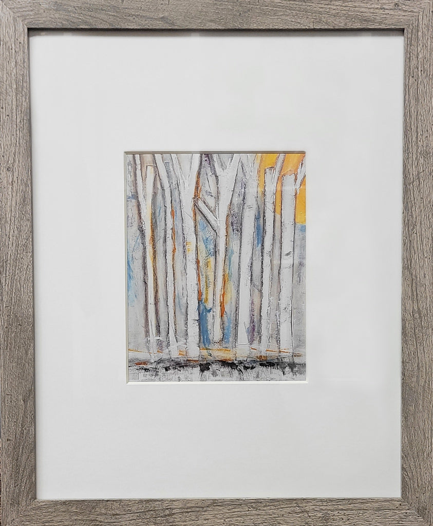 Love the Winter Woods - Print - Gray Frame