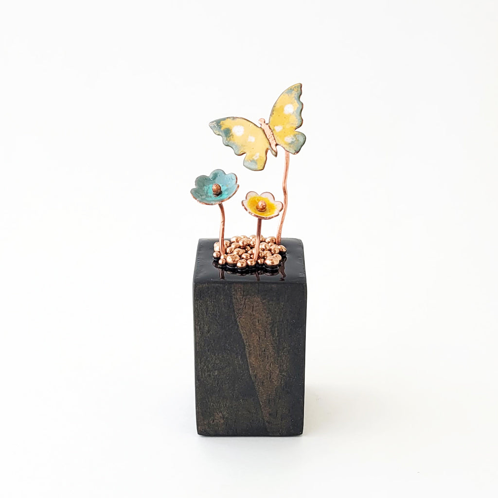 Mini Butterfly Dance - Wood Base