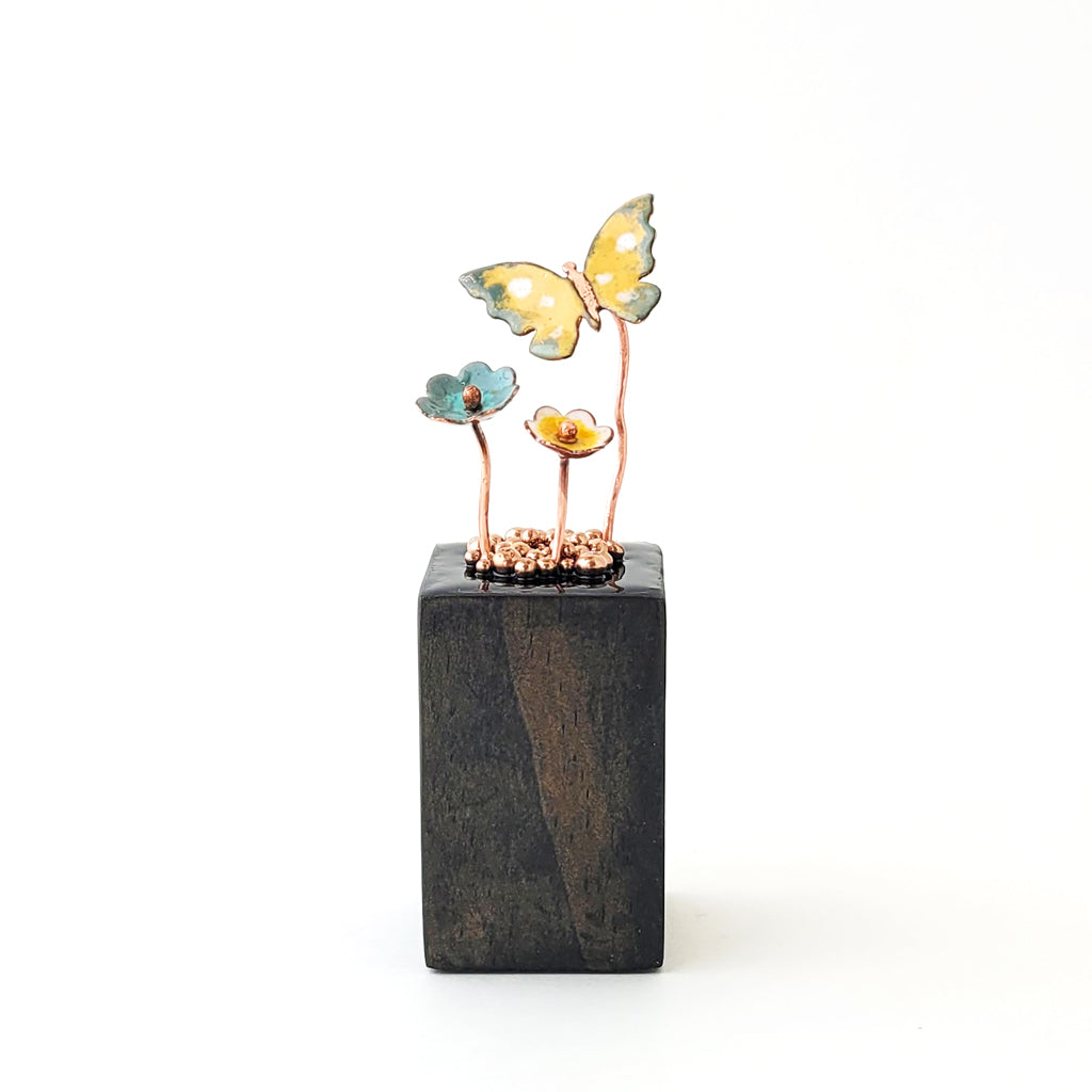Mini Butterfly Dance - Wood Base