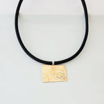 North Dakota Proud on Leather II - Necklace