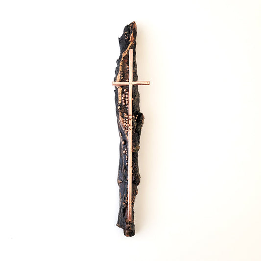 Old Rugged Cross VI – Heritage Series Cottonwood and Copper Wall Art