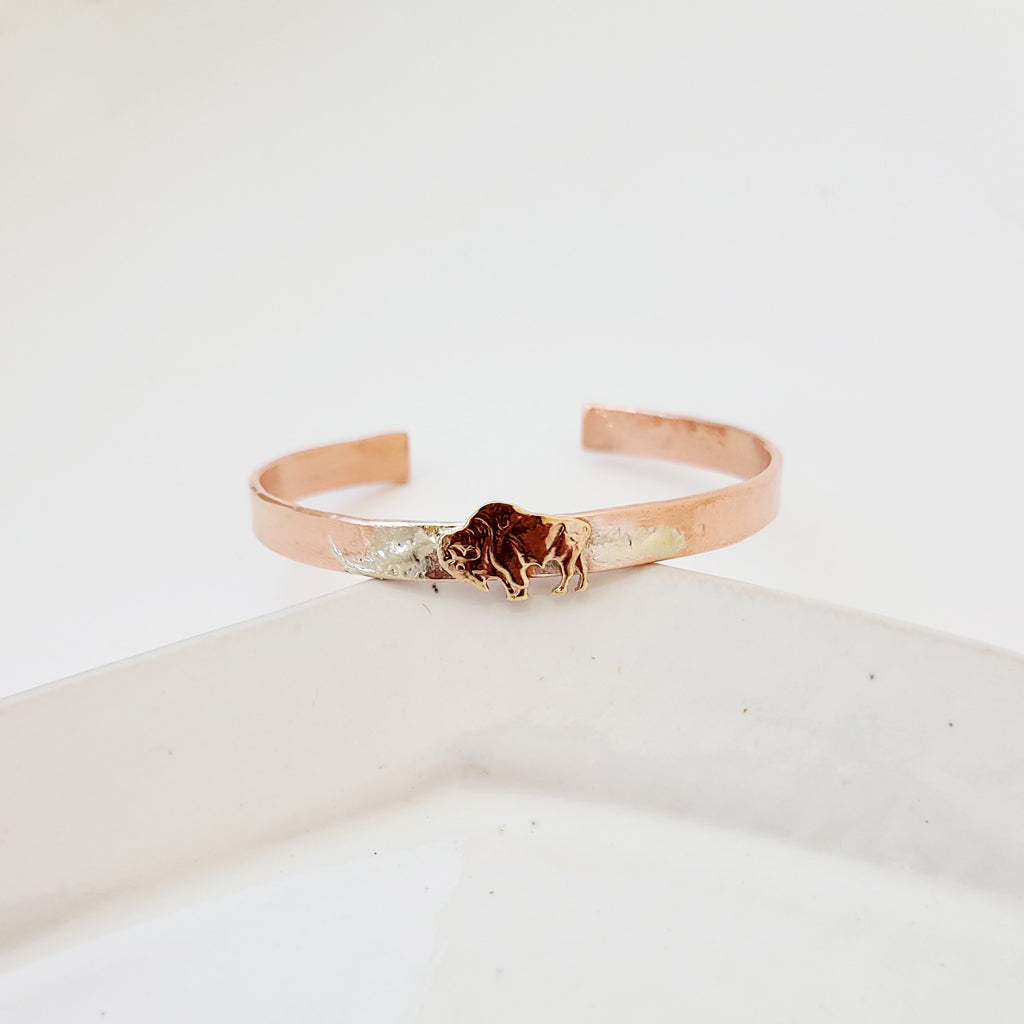Roaming Around - Copper and Sterling Bracelet
