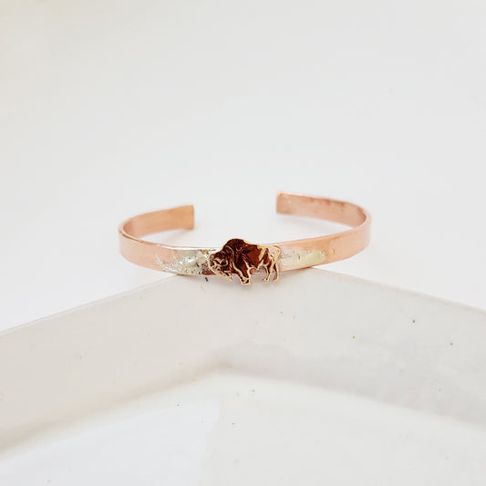 Roaming Around - Copper and Sterling Bracelet