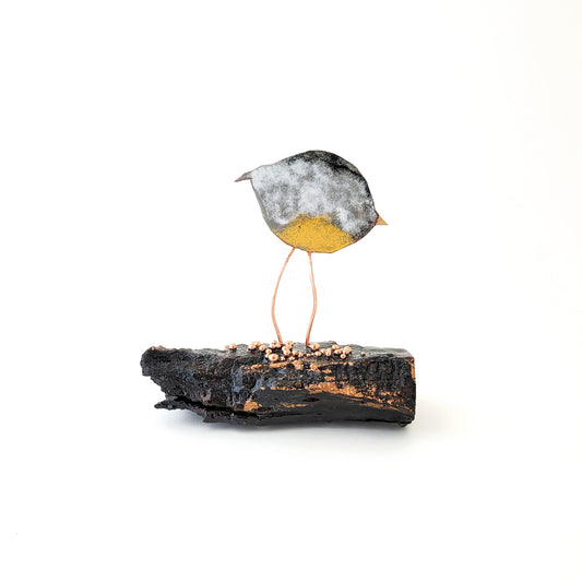 Shorebird I – Heritage Series Cottonwood and Copper Art
