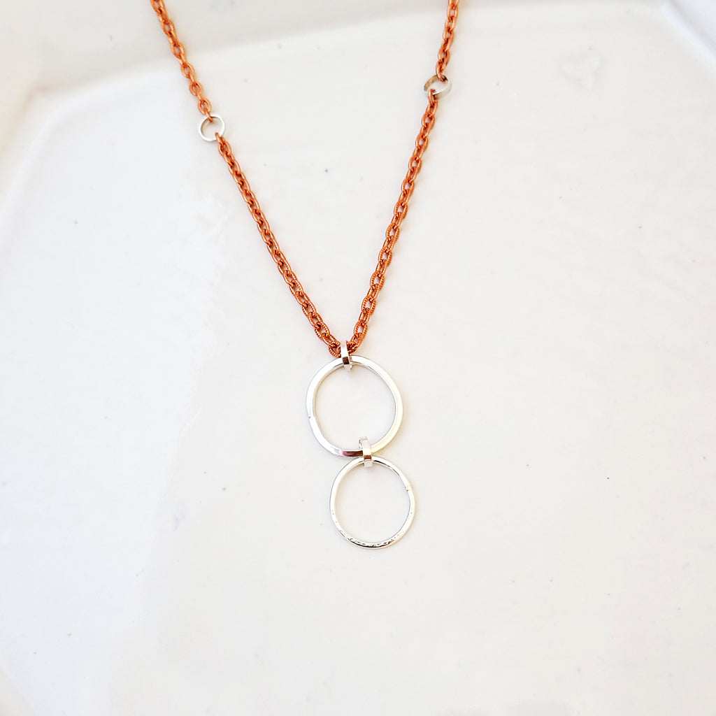 Sterling Raindrops - Handmade Necklace