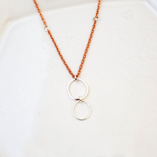 Sterling Raindrops - Handmade Necklace