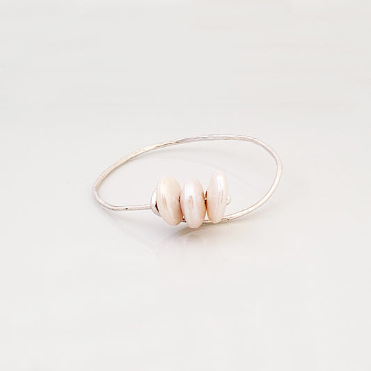 Simplicity in Freshwater Pearl - Bracelet - The July Drop