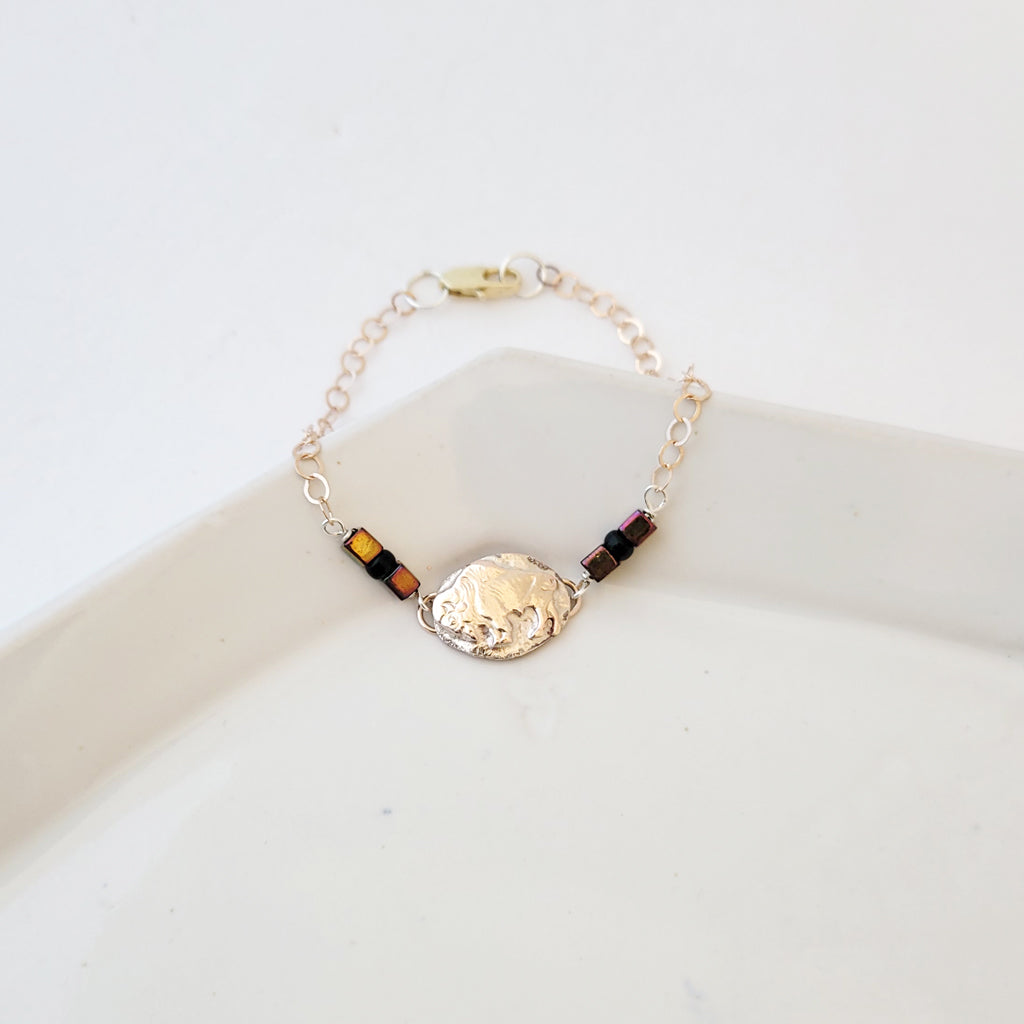 Spirit of the Prairie - Copper and Bronze Bracelet