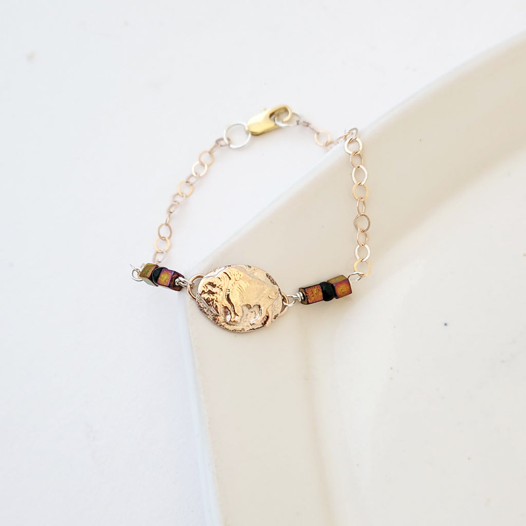 Spirit of the Prairie - Copper and Bronze Bracelet