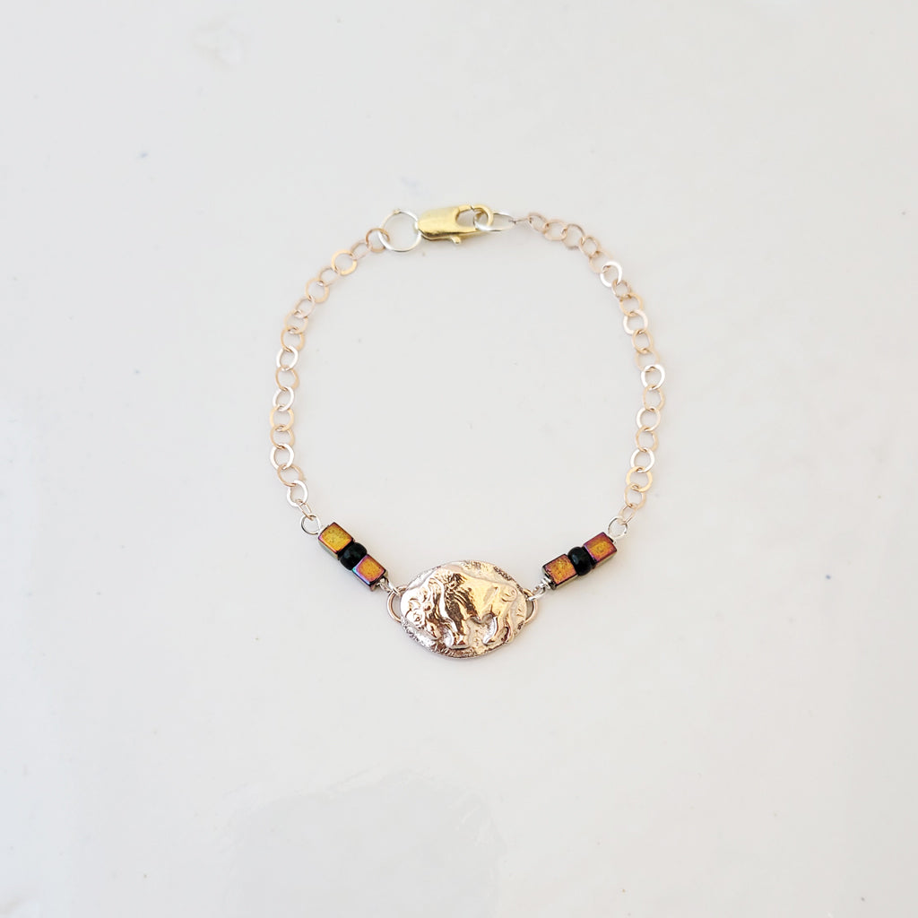 Spirit of the Prairie - Copper and Bronze Bracelet