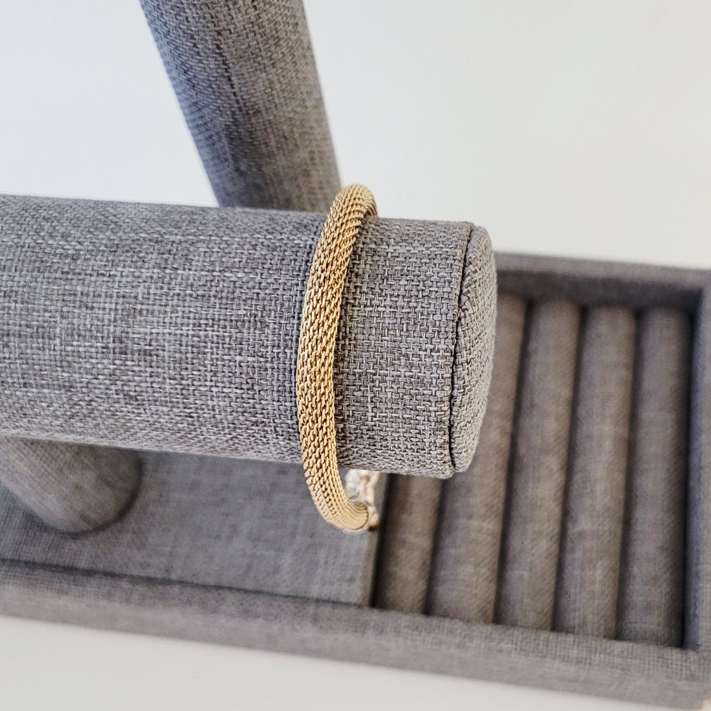 Summer Gold - Brass & Sterling Bracelet