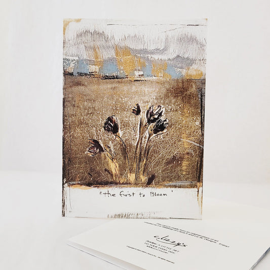 The First To Bloom - Artful Greeting Card