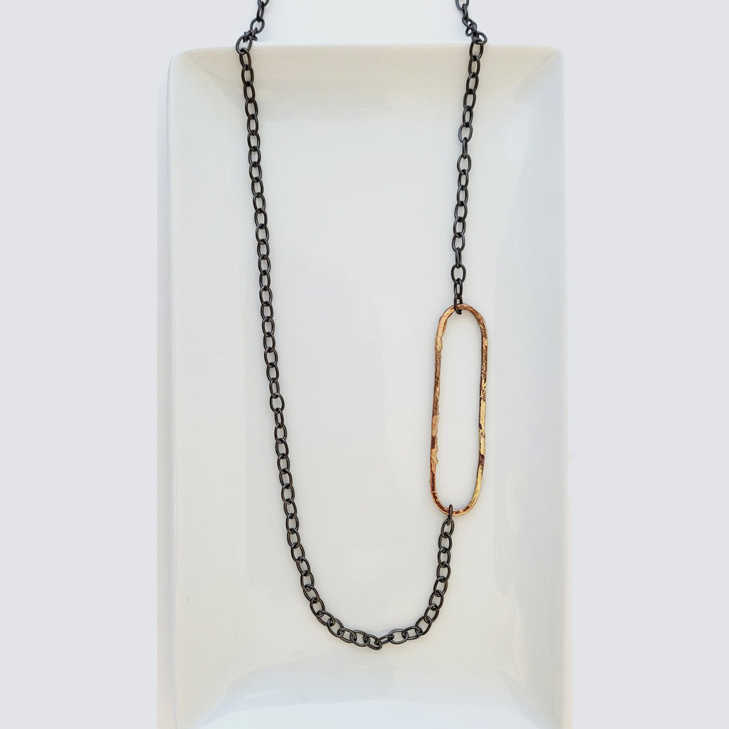 The Oval Path - Long Necklace