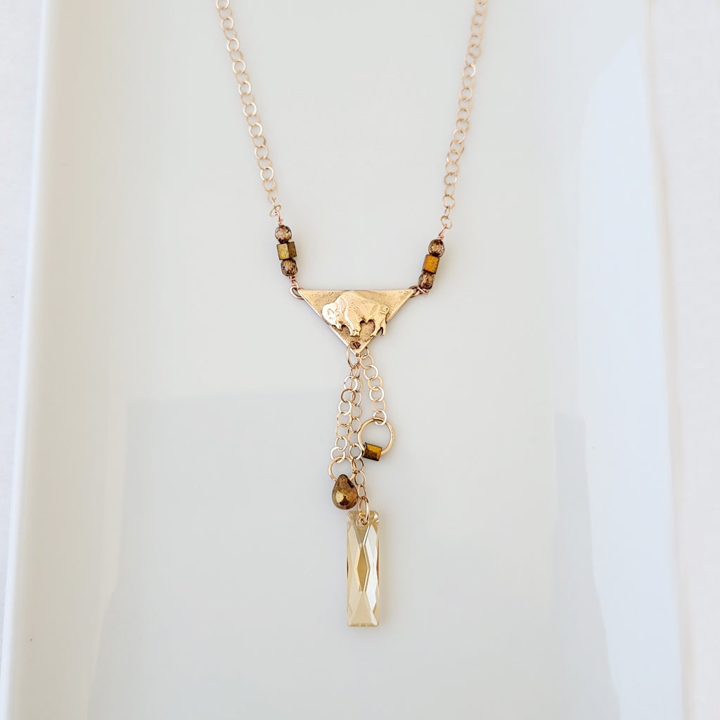 The Bison Sparkle I - Necklace