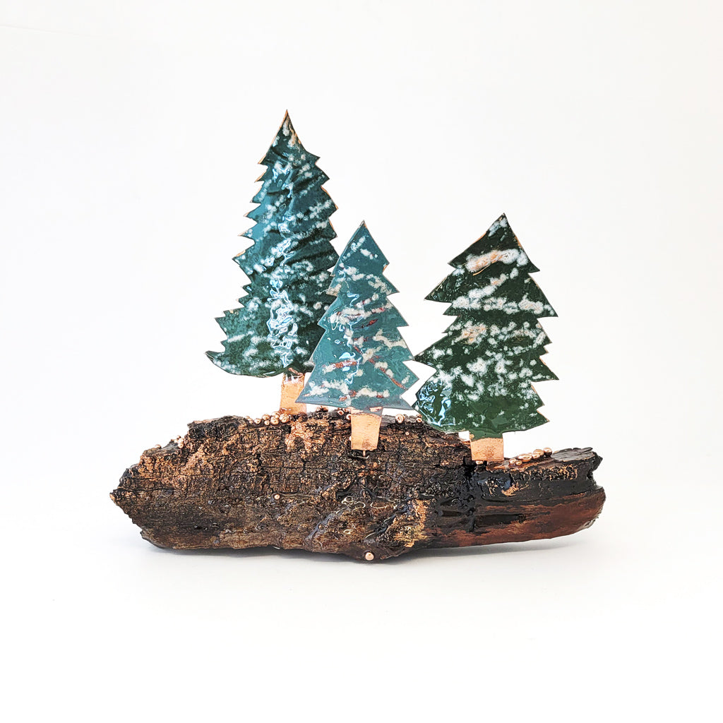 This Season's Trees I – Heritage Series Cottonwood and Copper Art