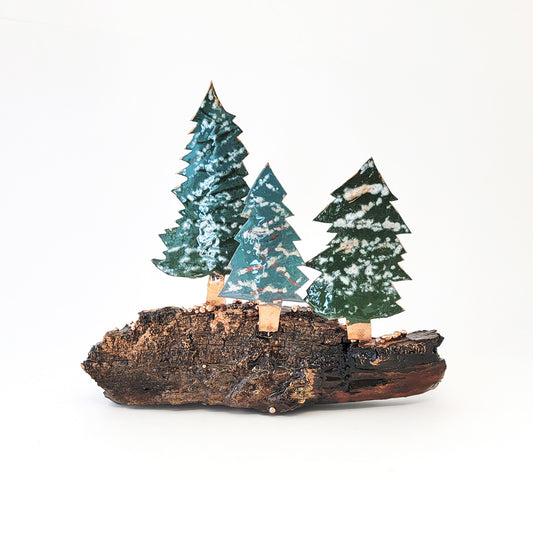 This Season's Trees I – Heritage Series Cottonwood and Copper Art
