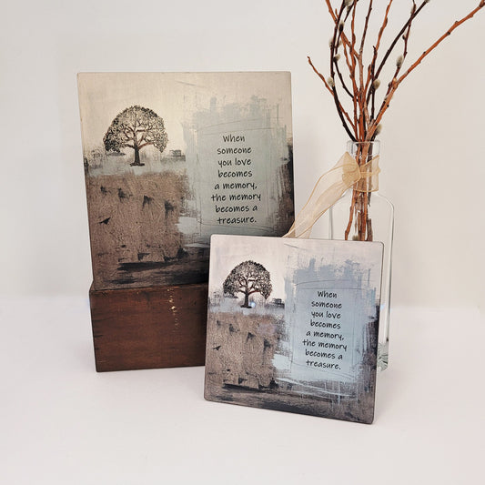 When Someone You Love Becomes a Memory – Art Panel