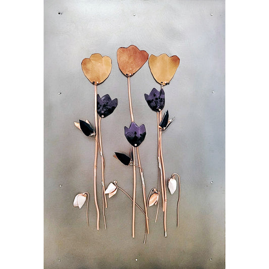 Wildflowers - Mixed Metal Artwork