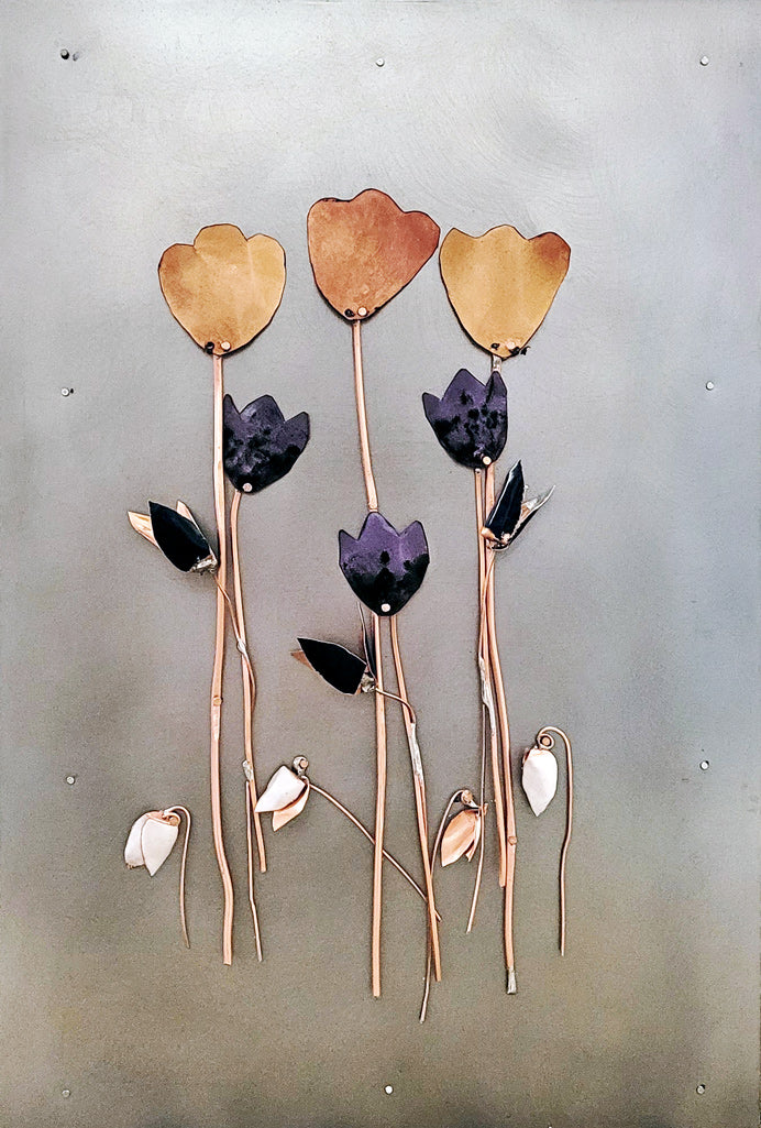 Wildflowers - Mixed Metal Artwork