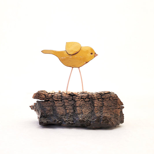 Yellow Birdie on Its Perch I - Heritage Series