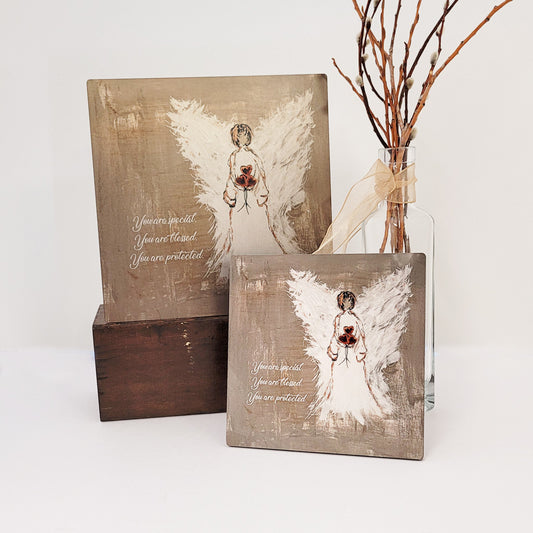 You Are Special. You Are Blessed. You Are Protected. – Art Panel