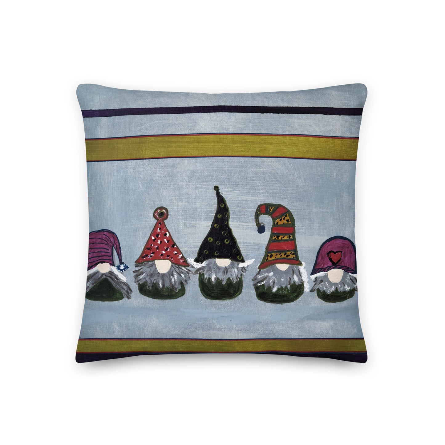 Just Gnoming Along - Artful Pillow