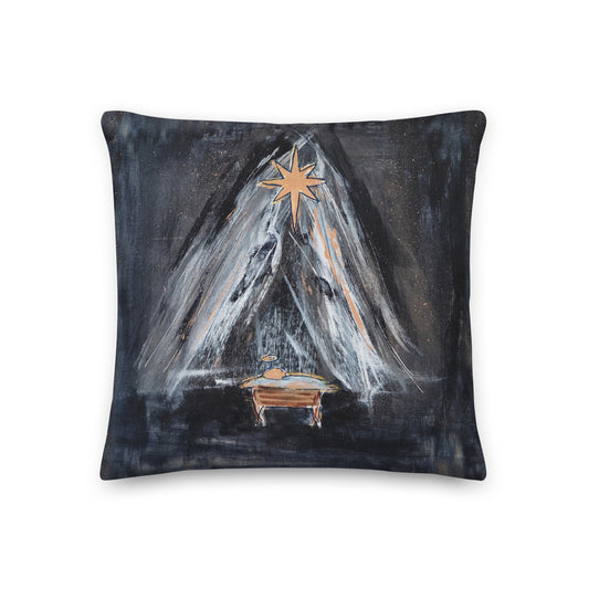 And the Star Shone Down - Artful Pillow