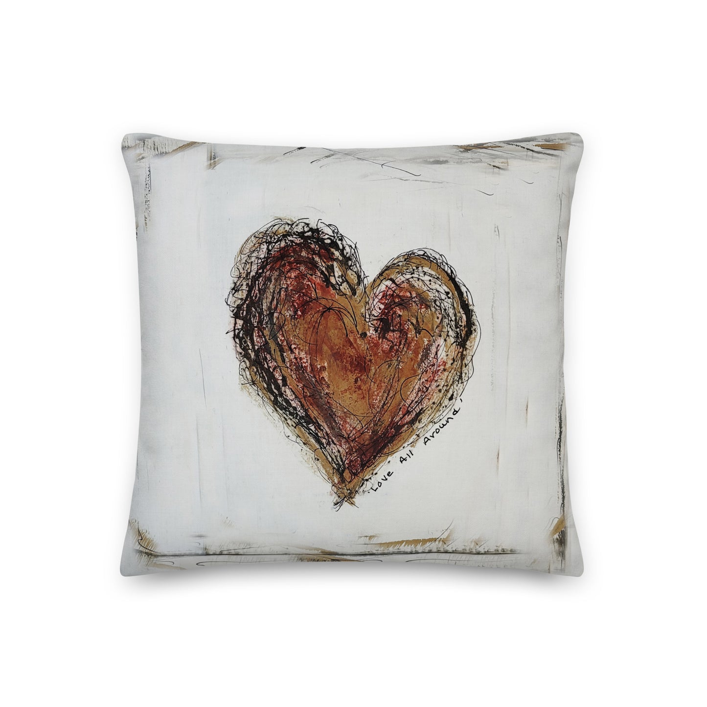 NEW! - Love All Around - Artful Pillow