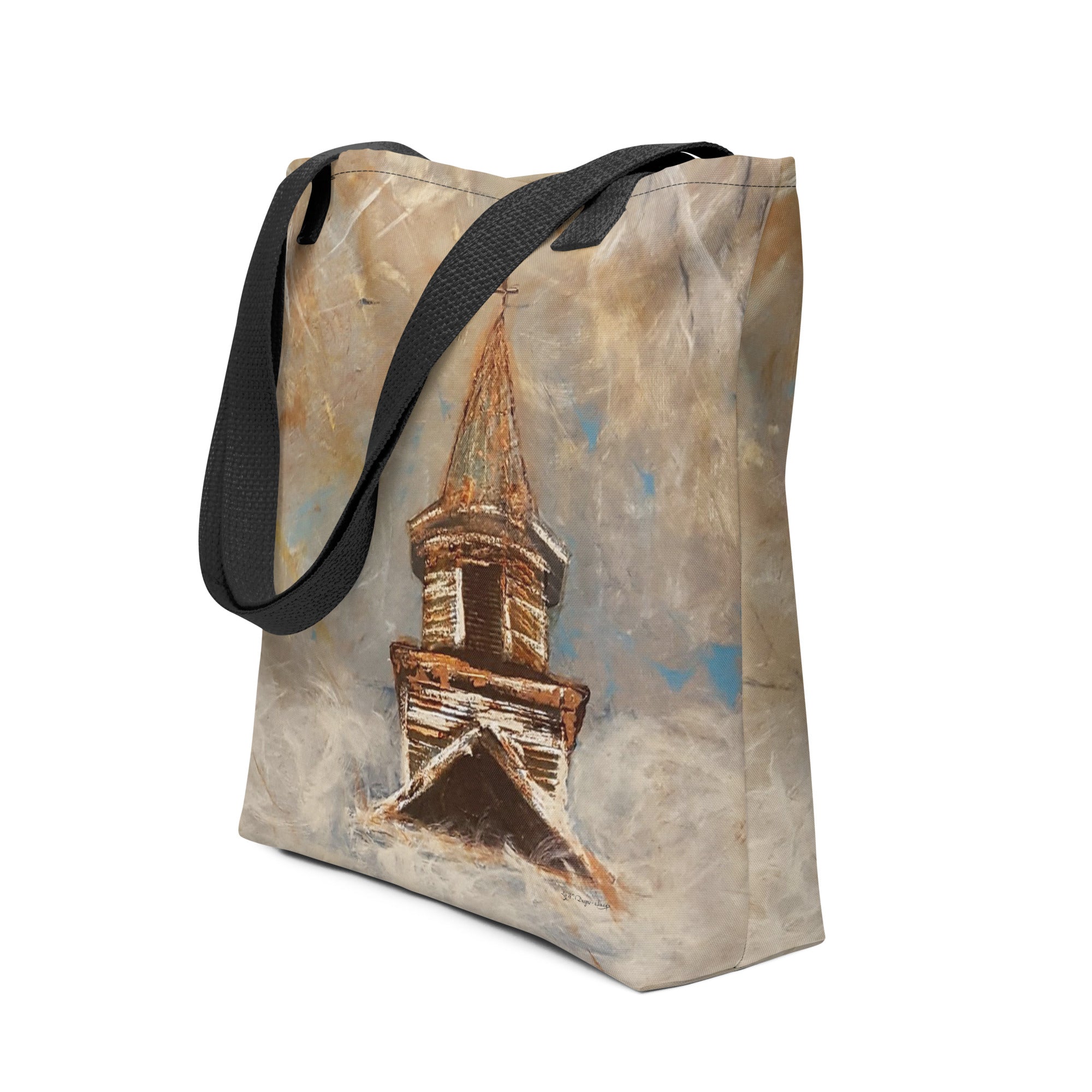 Steeple on the Horizon I - Artful Tote Bag