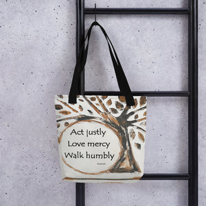 Act Justly - Artful Tote Bag