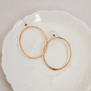 Classic Large Doubled in Ovals - Earrings