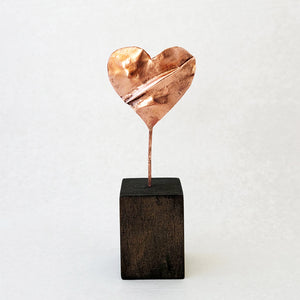 Mini Heart - Found Wood