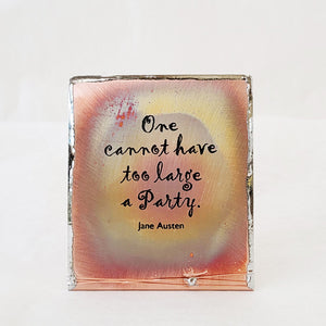One Cannot Have Too Large a Party - Mini