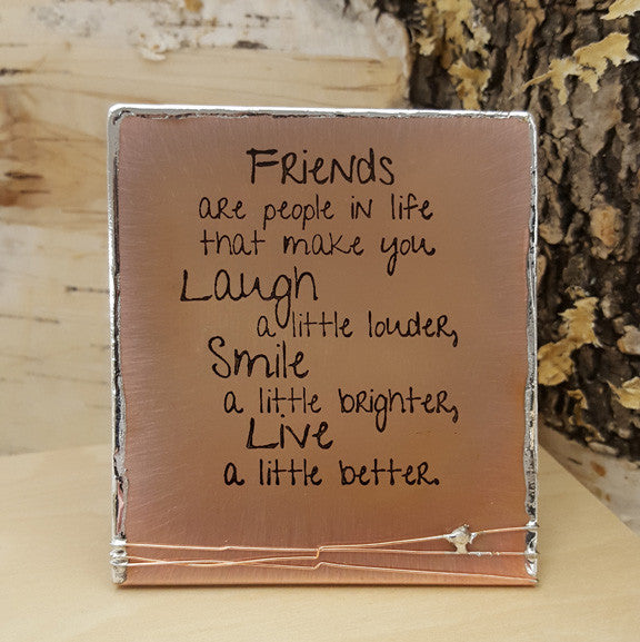 Friends are People in Life - Mini