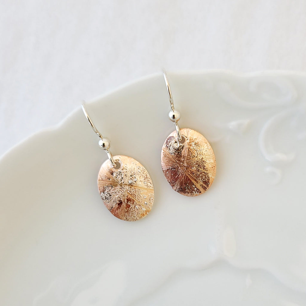 Nature's Layers in Petite Oval - Earrings