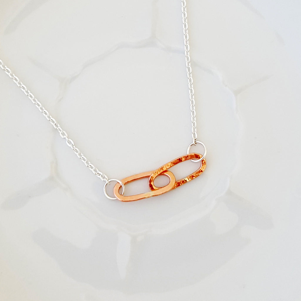 Connections in Copper -Necklace