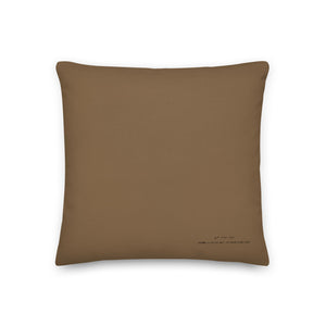 You Better Be Good - Pillow w Taupe Back