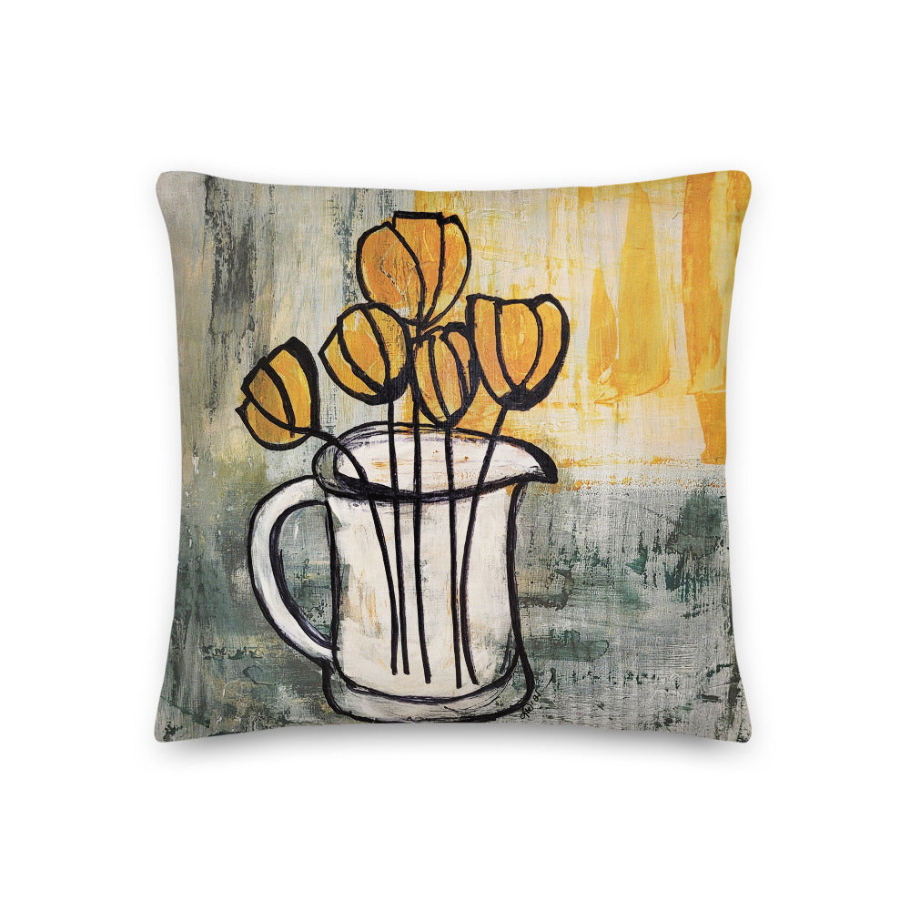 Pitcher of Gold I - Pillow